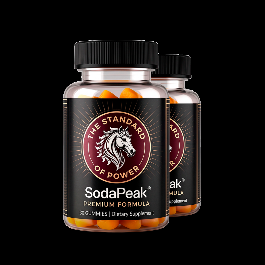 SodaPeak men's vitality gummies bottle